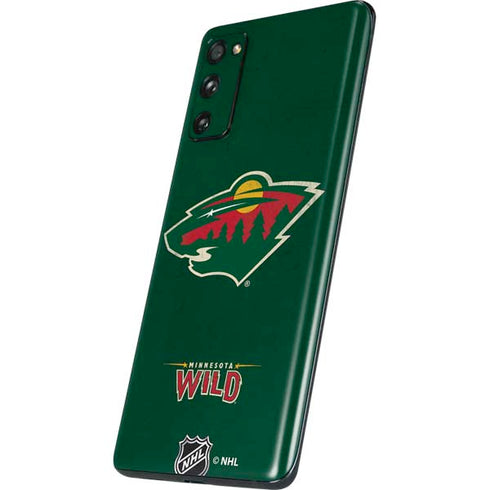 NHL Minnesota Wild Distressed Galaxy S20 Fan Edition Skin