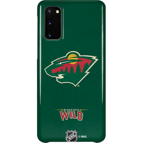 NHL Minnesota Wild Distressed Galaxy S20 Lite Case
