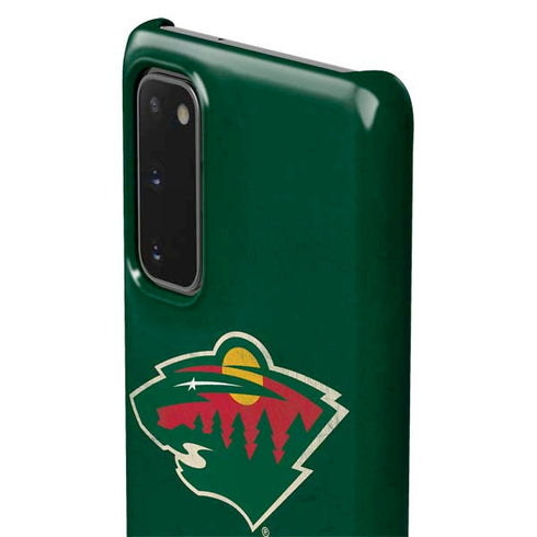 NHL Minnesota Wild Distressed Galaxy S20 Lite Case