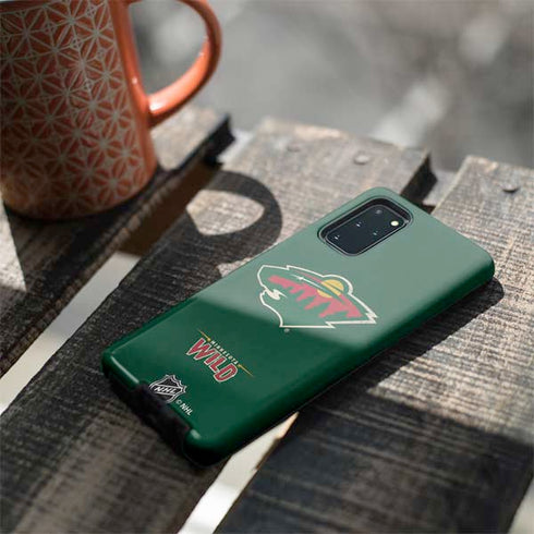 NHL Minnesota Wild Distressed Galaxy S20 Plus Pro Case