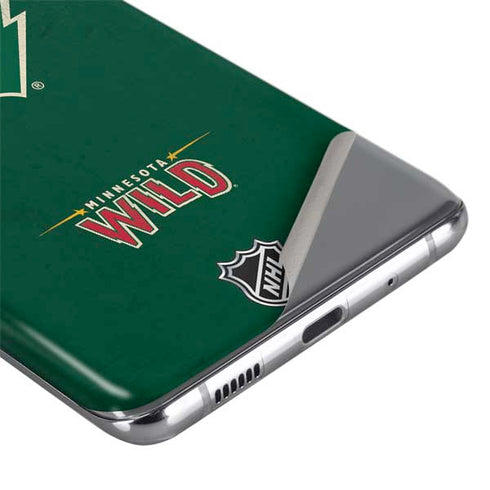 NHL Minnesota Wild Distressed Galaxy S20 Plus Skin