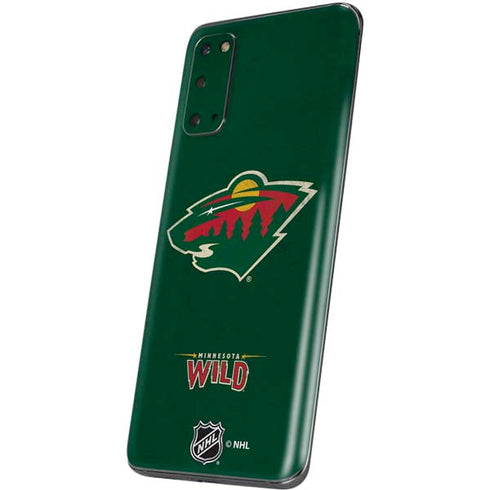 NHL Minnesota Wild Distressed Galaxy S20 Skin