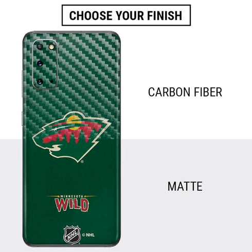 NHL Minnesota Wild Distressed Galaxy S20 Skin