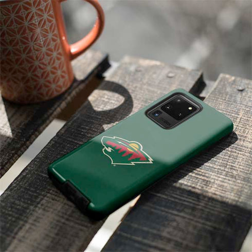 NHL Minnesota Wild Distressed Galaxy S20 Ultra 5G Pro Case