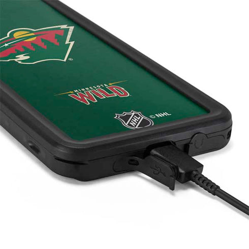 NHL Minnesota Wild Distressed Galaxy S20 Waterproof Case