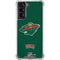 NHL Minnesota Wild Distressed Galaxy S21 5G Clear Case
