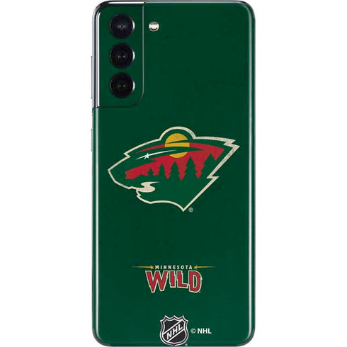 NHL Minnesota Wild Distressed Galaxy S21 5G Skin