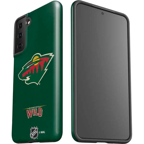 NHL Minnesota Wild Distressed Galaxy S21 Plus 5G Pro Case