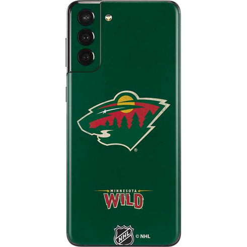 NHL Minnesota Wild Distressed Galaxy S21 Plus 5G Skin