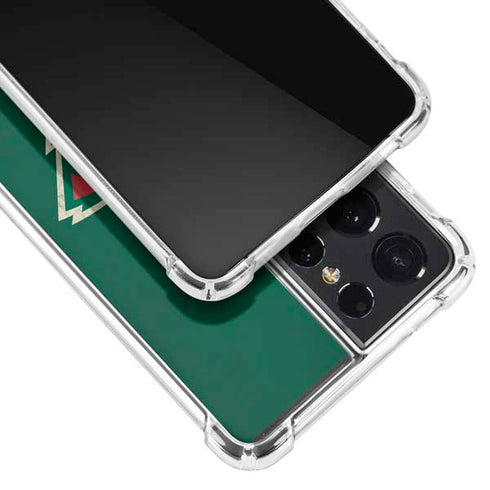 NHL Minnesota Wild Distressed Galaxy S21 Ultra 5G Clear Case