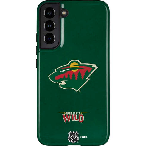 NHL Minnesota Wild Distressed Galaxy S22 Plus Pro Case