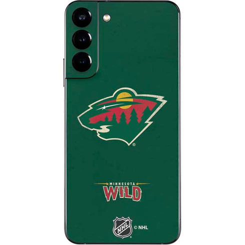 NHL Minnesota Wild Distressed Galaxy S22 Plus Skin