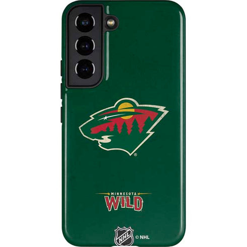 NHL Minnesota Wild Distressed Galaxy S22 Pro Case