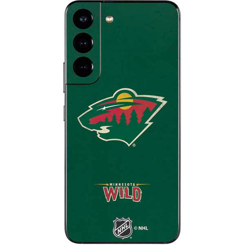 NHL Minnesota Wild Distressed Galaxy S22 Skin