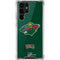 NHL Minnesota Wild Distressed Galaxy S22 Ultra Clear Case