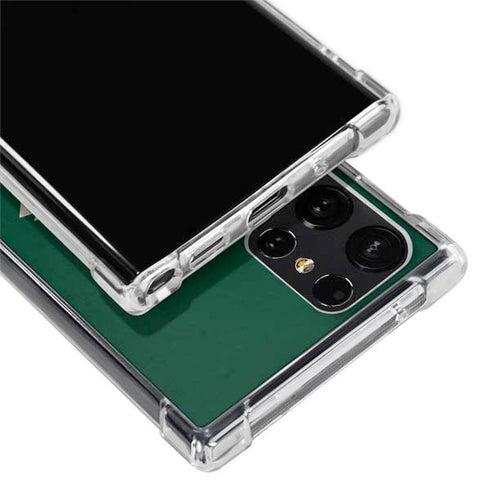 NHL Minnesota Wild Distressed Galaxy S22 Ultra Clear Case