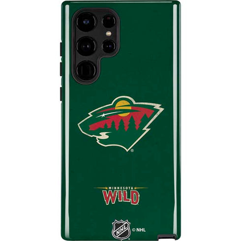 NHL Minnesota Wild Distressed Galaxy S22 Ultra Pro Case