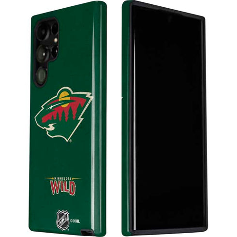 NHL Minnesota Wild Distressed Galaxy S22 Ultra Pro Case