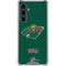 NHL Minnesota Wild Distressed Galaxy S23 FE Clear Case