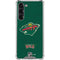 NHL Minnesota Wild Distressed Galaxy S23 Plus Clear Case