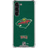 NHL Minnesota Wild Distressed Galaxy S23 Plus Clear Case