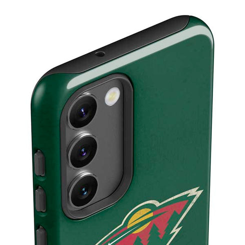 NHL Minnesota Wild Distressed Galaxy S23 Plus Pro Case