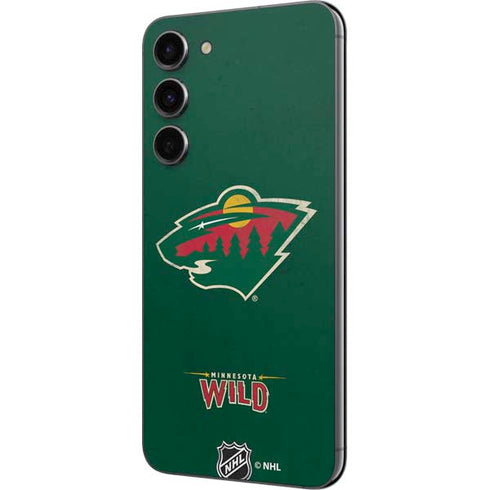 NHL Minnesota Wild Distressed Galaxy S23 Plus Skin