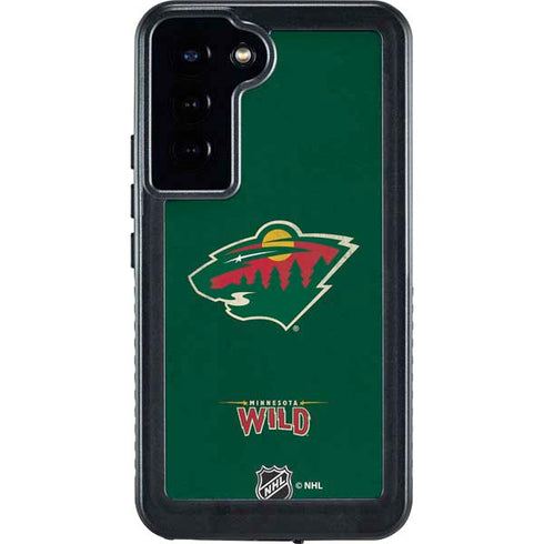 NHL Minnesota Wild Distressed Galaxy S23 Plus Waterproof Case