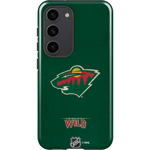 NHL Minnesota Wild Distressed Galaxy S23 Pro Case
