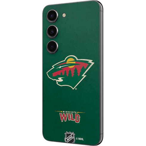 NHL Minnesota Wild Distressed Galaxy S23 Skin