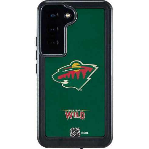 NHL Minnesota Wild Distressed Galaxy S23 Waterproof Case