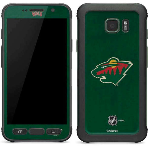 NHL Minnesota Wild Distressed Galaxy S7 Active Skin