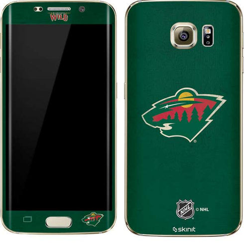NHL Minnesota Wild Distressed Galaxy S7 Edge Skin