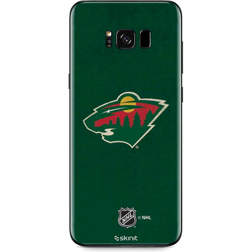 NHL Minnesota Wild Distressed Galaxy S8 Plus Skin