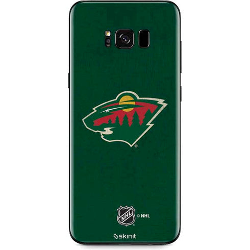 NHL Minnesota Wild Distressed Galaxy S8 Skin