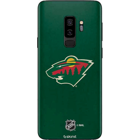 NHL Minnesota Wild Distressed Galaxy S9 Plus Skin