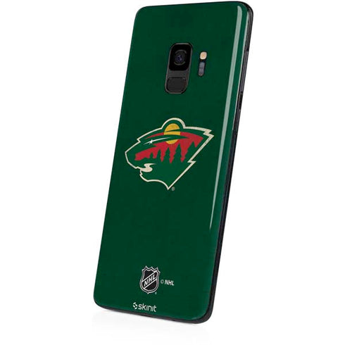 NHL Minnesota Wild Distressed Galaxy S9 Skin