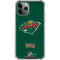 NHL Minnesota Wild Distressed iPhone 11 Pro Max Clear Case