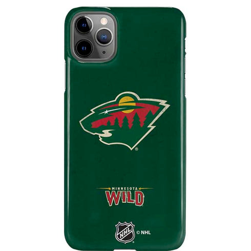 NHL Minnesota Wild Distressed iPhone 11 Pro Max Lite Case