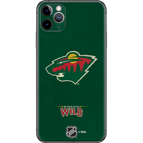 NHL Minnesota Wild Distressed iPhone 11 Pro Max Skin