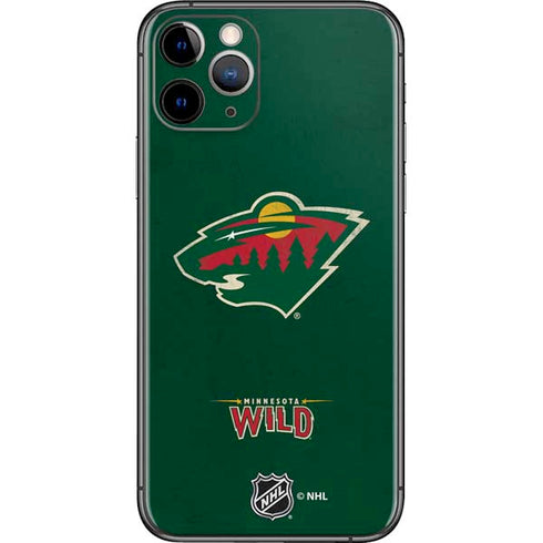NHL Minnesota Wild Distressed iPhone 11 Pro Skin