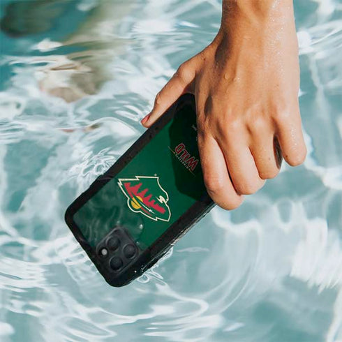 NHL Minnesota Wild Distressed iPhone 11 Pro Waterproof Case