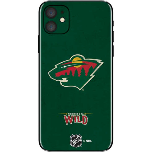 NHL Minnesota Wild Distressed iPhone 11 Skin