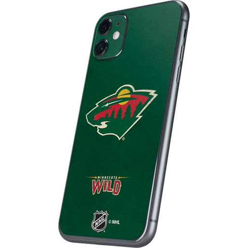 NHL Minnesota Wild Distressed iPhone 11 Skin