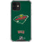 NHL Minnesota Wild Distressed iPhone 12 Mini Clear Case