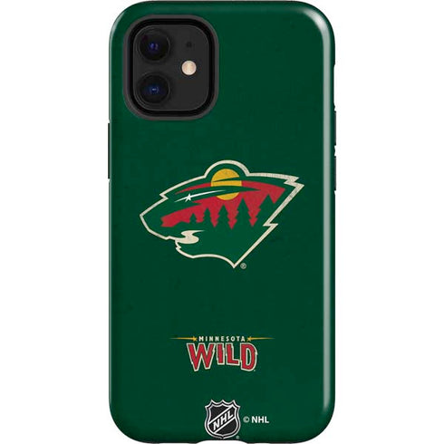 NHL Minnesota Wild Distressed iPhone 12 Mini Impact Case