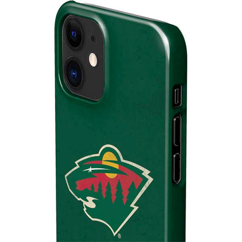NHL Minnesota Wild Distressed iPhone 12 Mini Lite Case