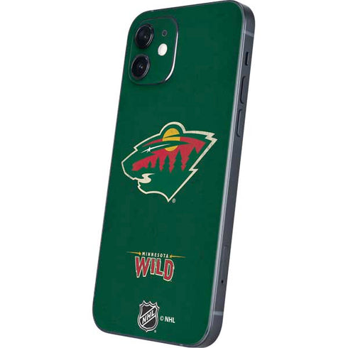 NHL Minnesota Wild Distressed iPhone 12 Mini Skin