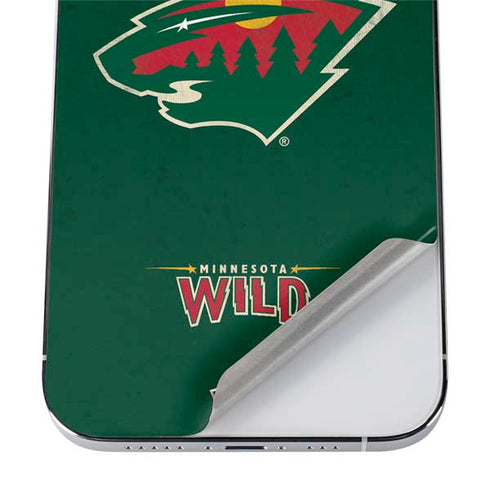 NHL Minnesota Wild Distressed iPhone 12 Pro Skin