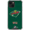 NHL Minnesota Wild Distressed iPhone 13 Clear Case